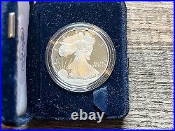1994 American Eagle One Dollar Proof Silver Coin In Box/coa