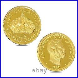 1994 Gold / Silver Royal Hawaiian King Kalakaua 4-Coin Proof Set (withBox)