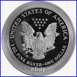 1994-P $1 1-oz Proof American Silver Eagle Box, OGP, &COA