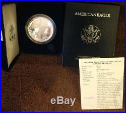1994-P 1 oz Proof Silver American Eagle (withBox & COA)