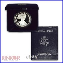 1994-P 1oz American Silver Eagle Proof (Box and CoA)