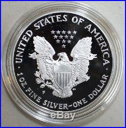 1994 P American Eagle Silver Proof Dollar Coin $1 US PROOF withBox & COA