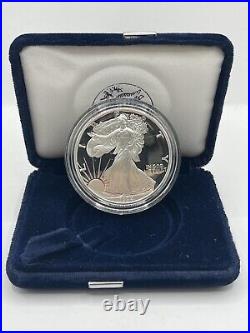 1994 -P American Eagle Silver Proof Dollar No BOX + COA