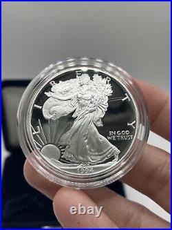 1994 -P American Eagle Silver Proof Dollar No BOX + COA