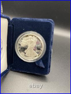 1994 P American Proof Silver Eagle $1 one Dollar coin With BOX and COA