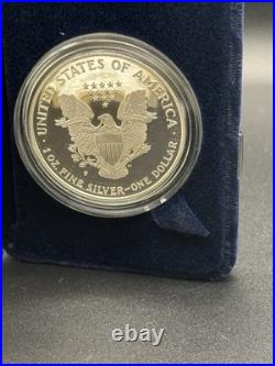 1994 P American Proof Silver Eagle $1 one Dollar coin With BOX and COA