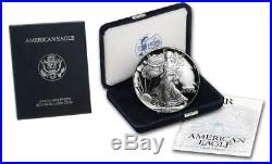 1994-P Proof American Silver Eagle One Dollar Con complete box & COA