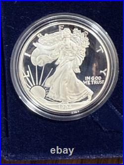 1994-P SILVER EAGLE? PROOF KEY DATE ORIGINAL U. S. MINT BOX withCOA PR70