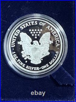 1994-P SILVER EAGLE? PROOF KEY DATE ORIGINAL U. S. MINT BOX withCOA PR70
