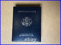 1994 P United States Mint Silver American Eagle Proof Dollar with Box and COA