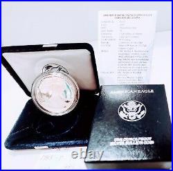 1995-P 1 oz Proof Silver American Eagle (withBox & COA)