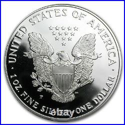 1995-P 1 oz Proof Silver American Eagle (withBox & COA) SKU #1069