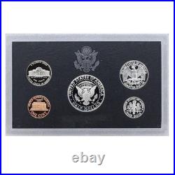 1995 US Mint Silver Proof set 90% Silver Kennedy Black box (OGP) 5 coins