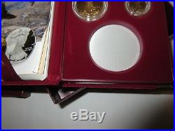 1995-W American Eagle 10th Anniversary Gold PROOF Set Box & COA, No Silver $
