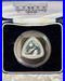 1996 Bermuda Shorts $3 Triangle Silver Proof Box, Capsule & COA, Vintage 5,000