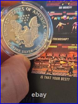 1996-P Proof 1 oz American Silver Eagle Original Box & COA Philadelphia