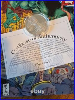 1996-P Proof 1 oz American Silver Eagle Original Box & COA Philadelphia