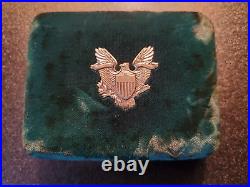 1996-P U. S. American Silver Eagle Proof In Green Velvet Case In Box