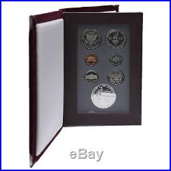 1996 S Prestige Proof Set Silver Dollar 7 US Mint Coins No Outer Box or COA