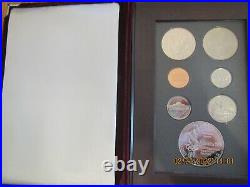 1996 S United States Mint PRESTIGE Silver Proof Set with Silver Dollar Box COA