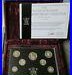 1996 UK SILVER PROOF ANNIVERSARY 7 COIN COLLECTION With box/coa