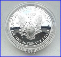 1997-P American Silver Proof Eagle Mint state condition -no box CoA Free P&P