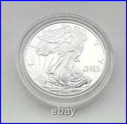 1997-P American Silver Proof Eagle Mint state condition -no box CoA Free P&P