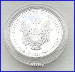 1997-P American Silver Proof Eagle Mint state condition -no box CoA Free P&P