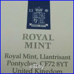 1997 Royal Mint Britannia 1st Year £2 Two Pound Silver Proof 1oz Coin Box Coa