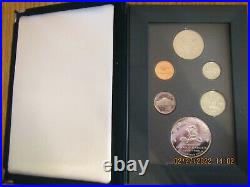 1997 S United States Mint PRESTIGE Silver Proof Set with Silver Dollar Box COA