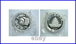 1998 China 200 Yuan Silver 1 Kilo Panda Proof KM# 1133 Sealed WithBox