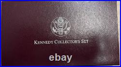 1998 Robert F. Kennedy Two Coin Set Uncirculated & Proof Silver Dollar Box