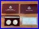 1998-S 2-Coin Silver Dollar Kennedy Proof Set withBox & COA