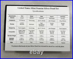 1998-S SILVER Proof Set with original U. S. Mint box and COA