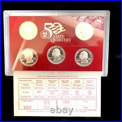 1999-2006 / U. S. Mint Silver Proof Coin Set / Box + Coa