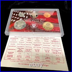 1999-2006 / U. S. Mint Silver Proof Coin Set / Box + Coa