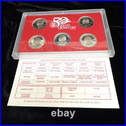 1999-2006 / U. S. Mint Silver Proof Coin Set / Box + Coa