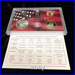 1999-2006 / U. S. Mint Silver Proof Coin Set / Box + Coa