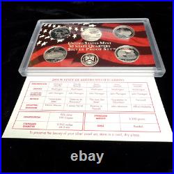 1999-2006 / U. S. Mint Silver Proof Coin Set / Box + Coa