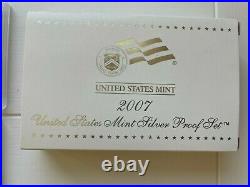 1999 2008 Silver Proof Sets, US Mint Box & COAs