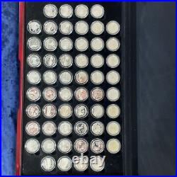 1999-2009 90% Silver Proof State & Territory Quarters Set in Display Box