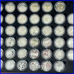 1999-2009 90% Silver Proof State & Territory Quarters Set in Display Box