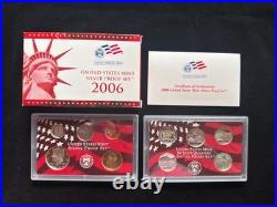 1999-2009 S Proof Set Run Box & COA 90% Silver US Mint 10 Sets 127 Coins