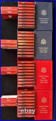 1999-2009 S Proof Set Run Box & COA 90% Silver US Mint 10 Sets 127 Coins 1999-2009 S Proof Set Run Box & COA 90% Silver US Mint 10 Sets 127 Coins