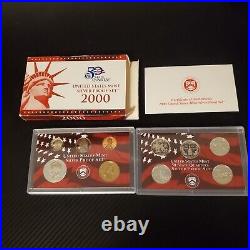 1999-2009 US Mint Silver Proof Sets With Original Boxes & COA 1999-2009 US Mint Silver Proof Sets With Original Boxes & COA