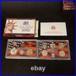 1999-2009 US Mint Silver Proof Sets With Original Boxes & COA 1999-2009 US Mint Silver Proof Sets With Original Boxes & COA