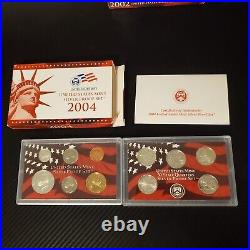 1999-2009 US Mint Silver Proof Sets With Original Boxes & COA 1999-2009 US Mint Silver Proof Sets With Original Boxes & COA
