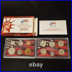1999-2009 US Mint Silver Proof Sets With Original Boxes & COA 1999-2009 US Mint Silver Proof Sets With Original Boxes & COA