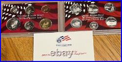 1999-2011 United States Mint Silver Proof Sets, 13 Sets, No Box/coa, See Photos 1999-2011 United States Mint Silver Proof Sets, 13 Sets, No Box/coa, See Photos