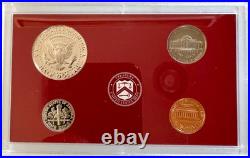 1999 S Complete U S Mint Silver Proof Set With Box And Coa 1.32 Oz. Of Silver
